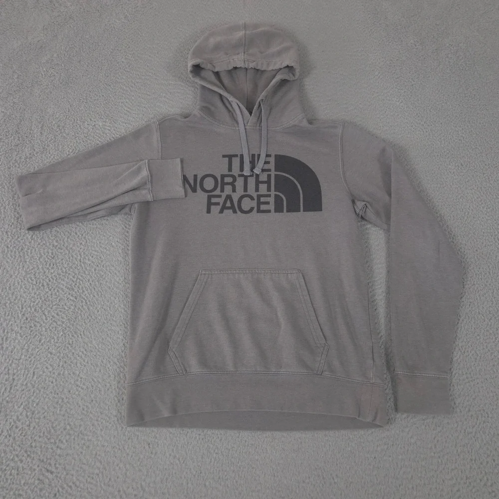 LOT OF 2 The North Face Hoodie Mens Small Red Box Logo Pullover Half Dome Fleece